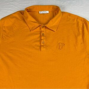 Versace Vibrant Orange Polo Shirt Large?